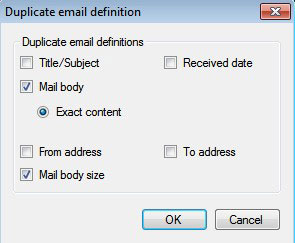 find and delete duplicate emails in outlook